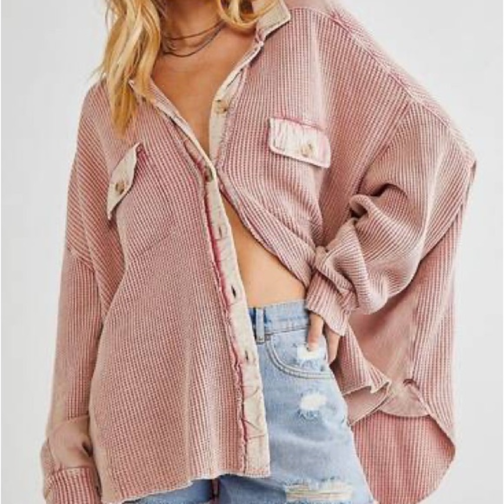 Free People One Scout Jacket (Pink) size S
